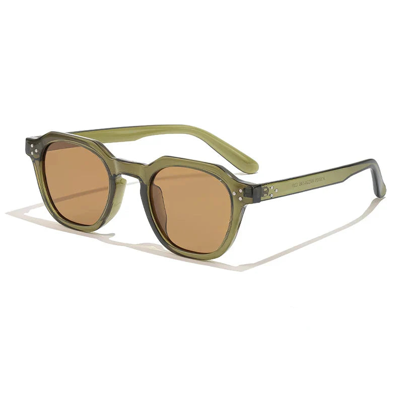 Galle | Men's Retro Polarized Sunglasses - Ultralight TR90 Frame with Unique Polygon Design