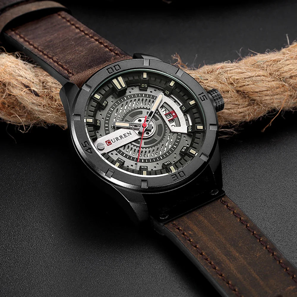 Bhutan Men's Casual Military-Inspired Quartz Sports Watch