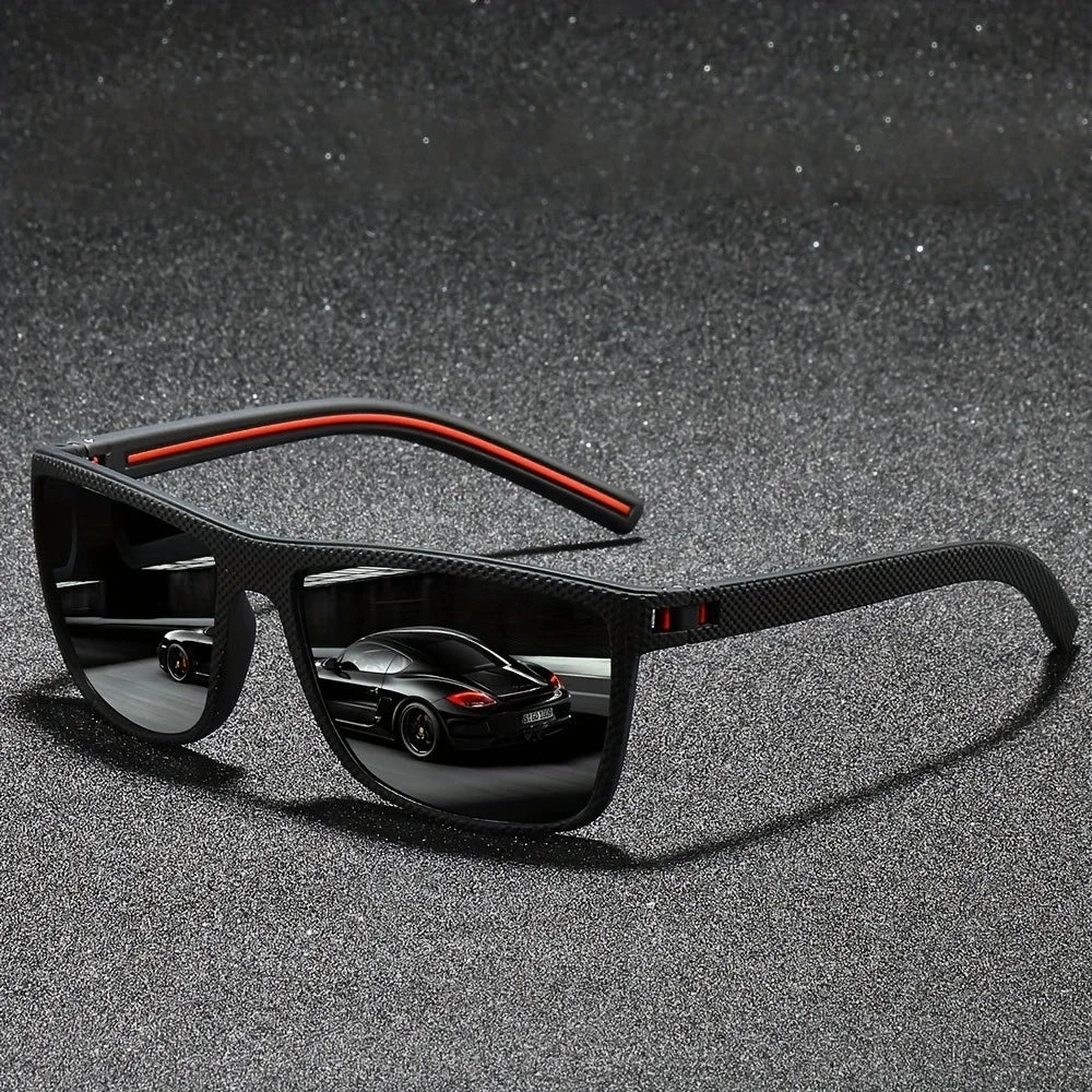 Cruze Vintage Square Polarized Sunglasses for Men | Designer UV400 Eyewear