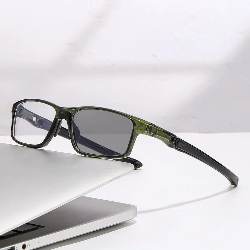 Ashton | TR90 Multifocal Photochromic Reading Glasses with Blue Light Blocking Technology