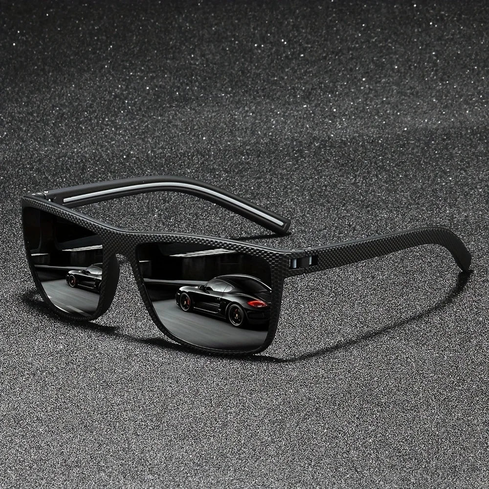 Cruze Vintage Square Polarized Sunglasses for Men | Designer UV400 Eyewear