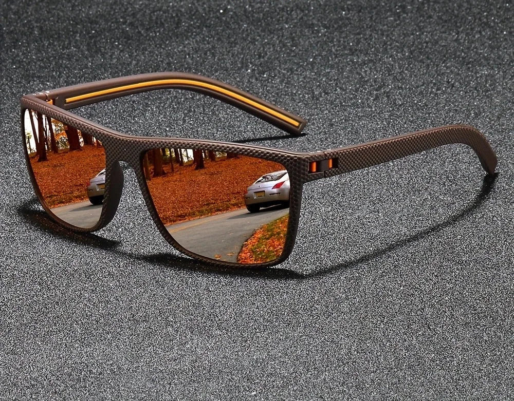Cruze Vintage Square Polarized Sunglasses for Men | Designer UV400 Eyewear