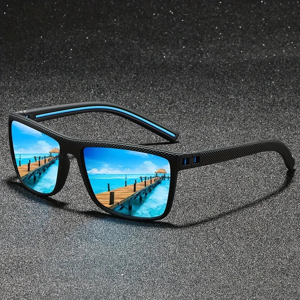 Cruze Vintage Square Polarized Sunglasses for Men | Designer UV400 Eyewear
