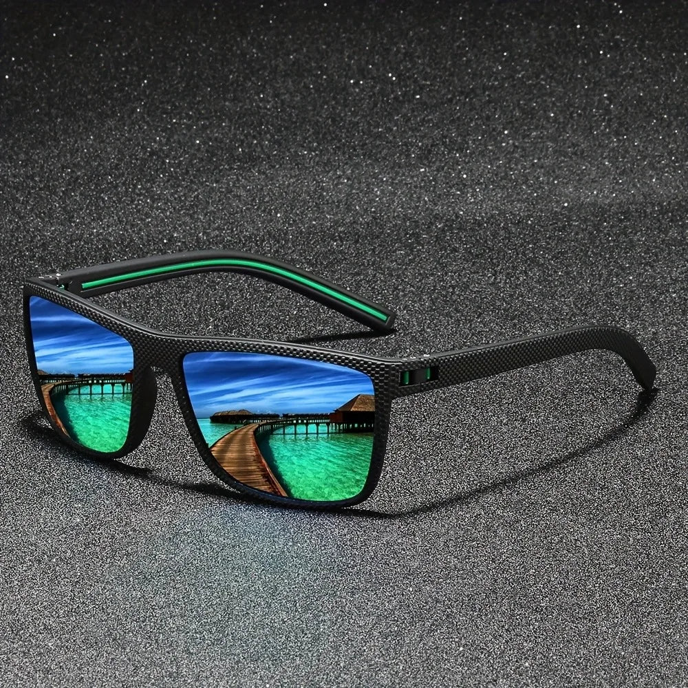 Cruze Vintage Square Polarized Sunglasses for Men | Designer UV400 Eyewear