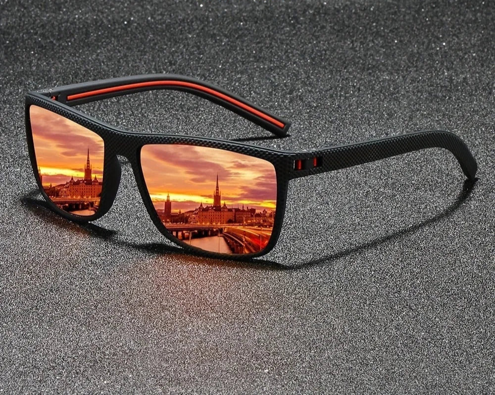 Cruze Vintage Square Polarized Sunglasses for Men | Designer UV400 Eyewear